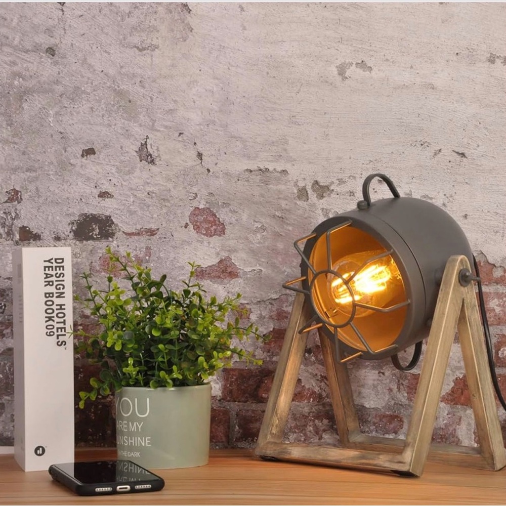 Vintage Retro Industrial Table Lamp - Picture 7 of 9
